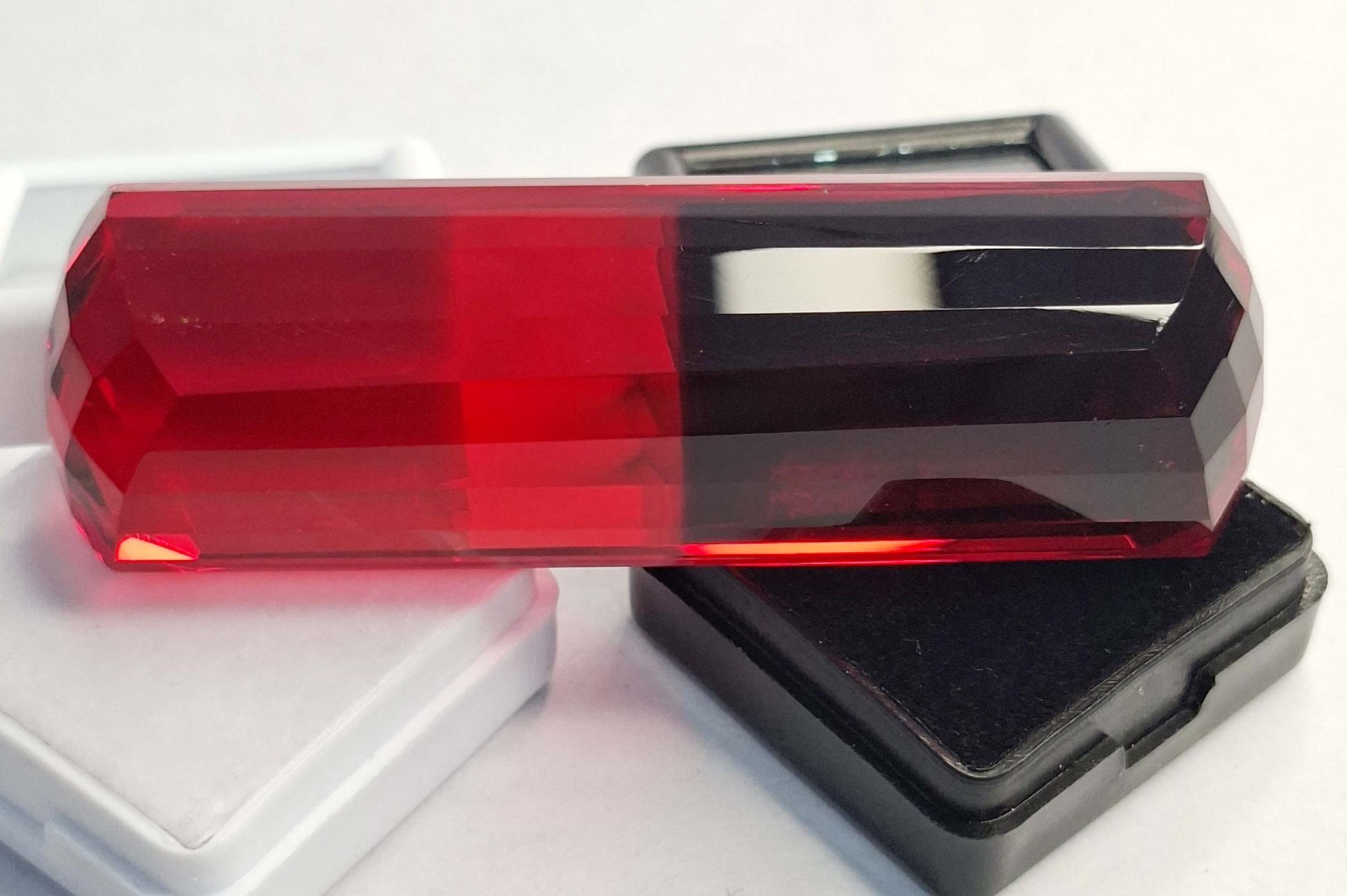 Red Topaz Fancy Long Cushion Cut 200-202 Ct Natural Brazil Loose Gemstone RK813