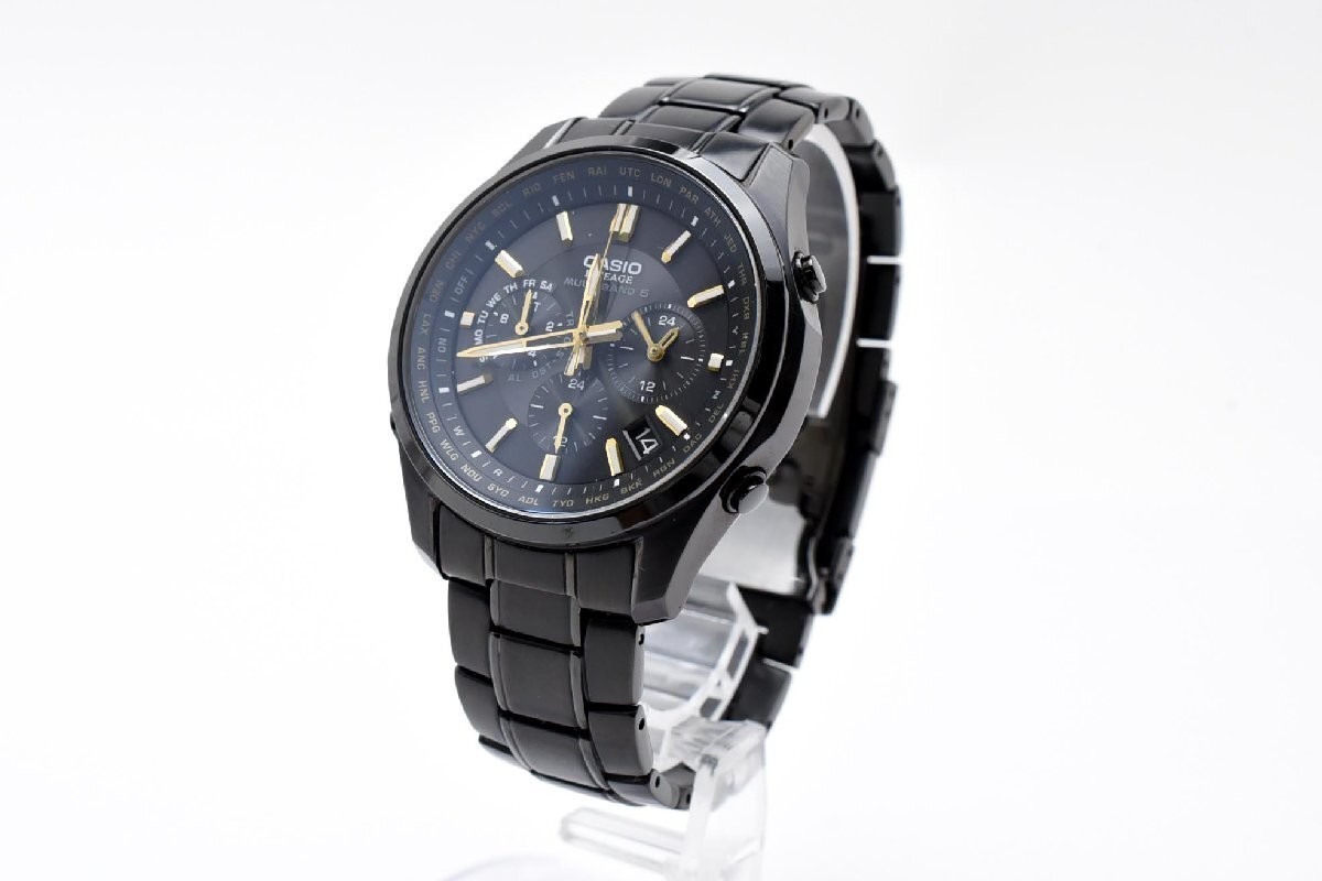 CASIO Lineage LIW-M610 Tough Solar Atomic Chronograph Black Men’s Watch