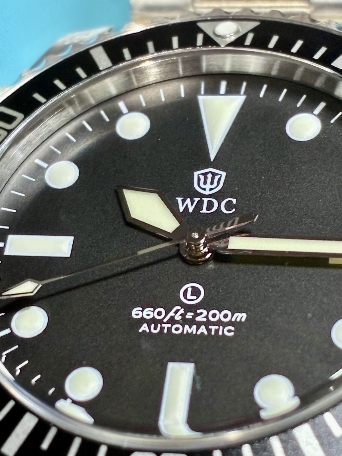WATCHDIVES MILSPEC VINTAGE STYLE DIVER PT5000 HIGH BEAT AUTO SAPPHIRE STAINLESS