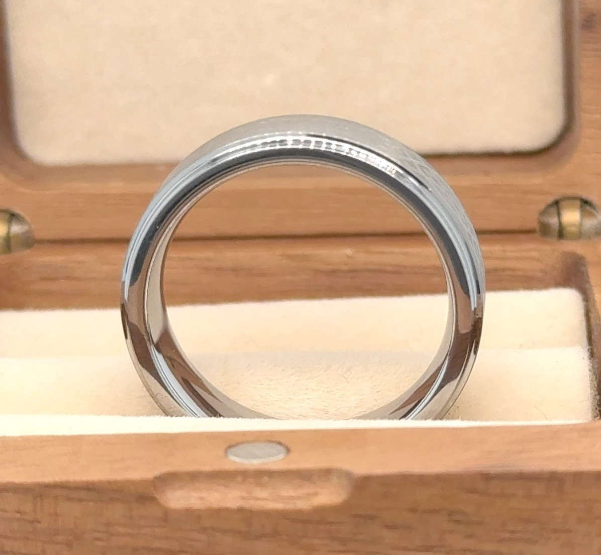 Celtic Pattern Daily Wear Ring Celtic Anniversary Band Tungsten Wedding Ring