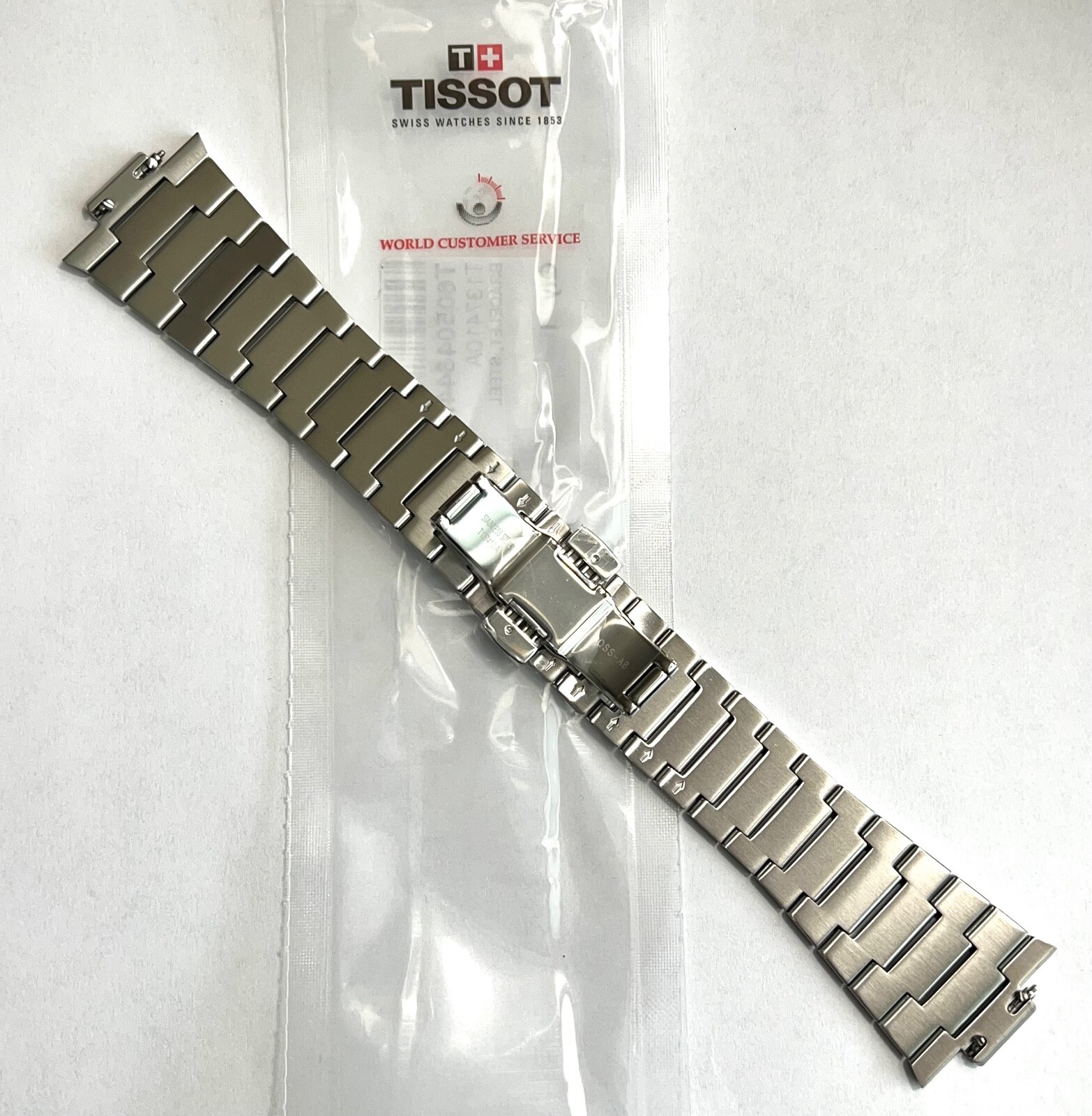 Original Tissot PRX T137407A / T137410A Metal Steel Watch Band Bracelet w/ Pins