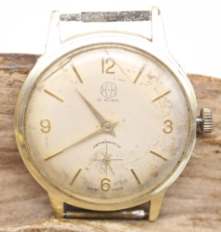 H&H MEN’S SWISS WATCH 15j 33.0mm 17.0mm LUG RUNS (LM)