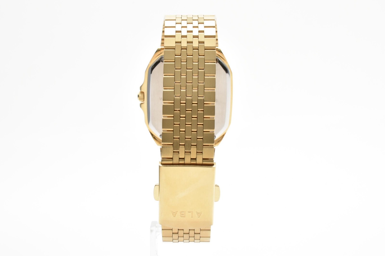 [NEAR MINT] SEIKO ALBA 7N33-K003 Quartz Day Date Gold Tone Men?s Watch Japan