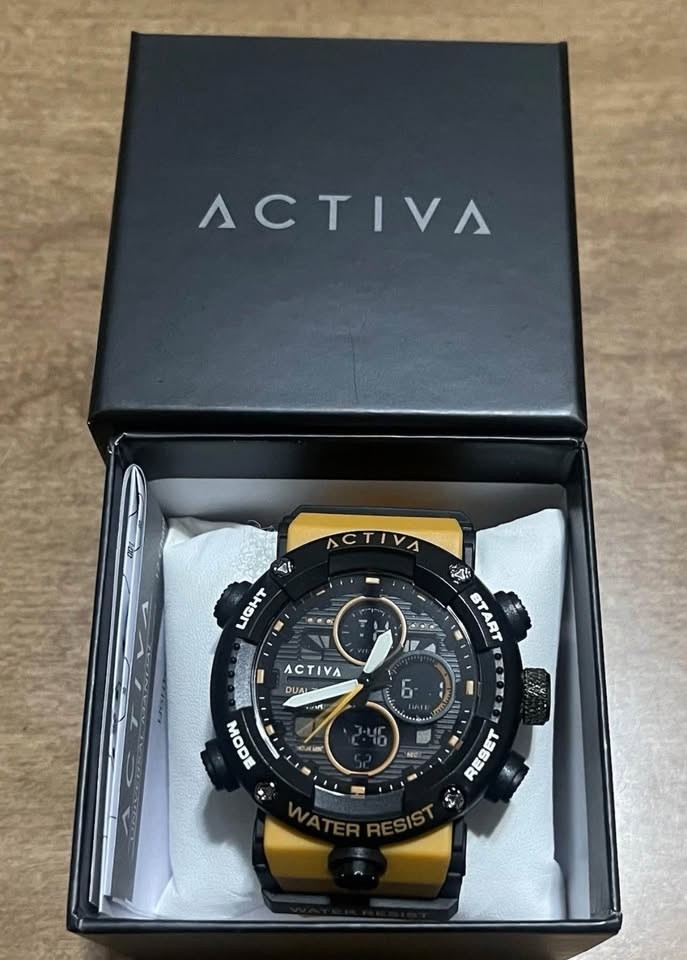 Activa X Invicta Digital Men’s Watch 52mm Orange ACW8038-006 Digital Essentials