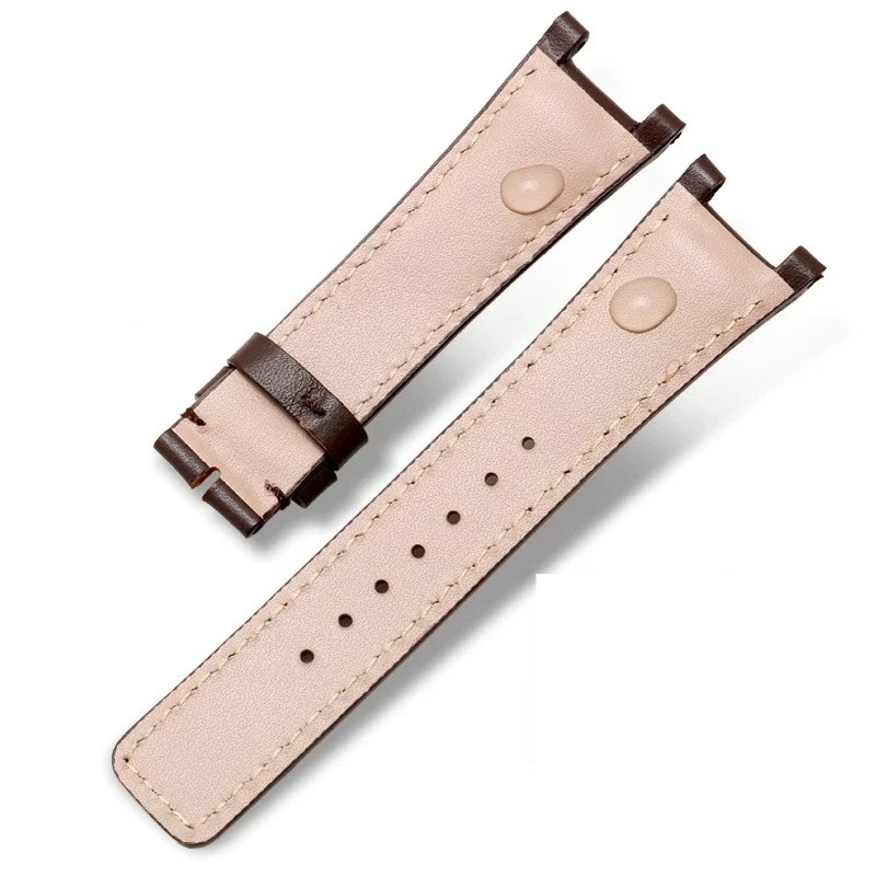 NEW Concave Screw Clasp leather watch strap fits for Gucci YA1332 YA1333 YA1335