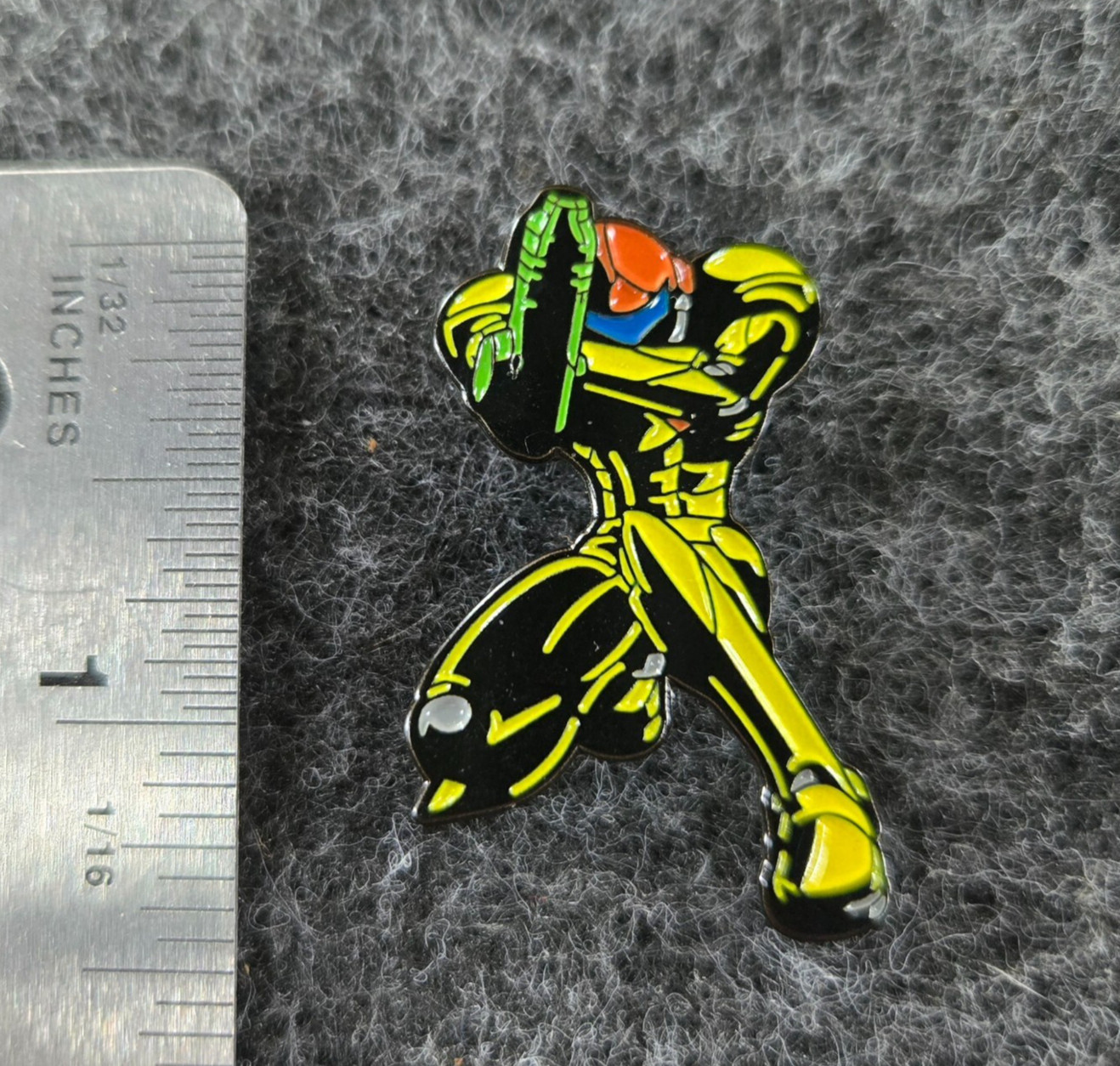 Metroid Samus Nintendo Enamel Pin NES GBA Retro Backpack Hat Lapel Bag Lanyard