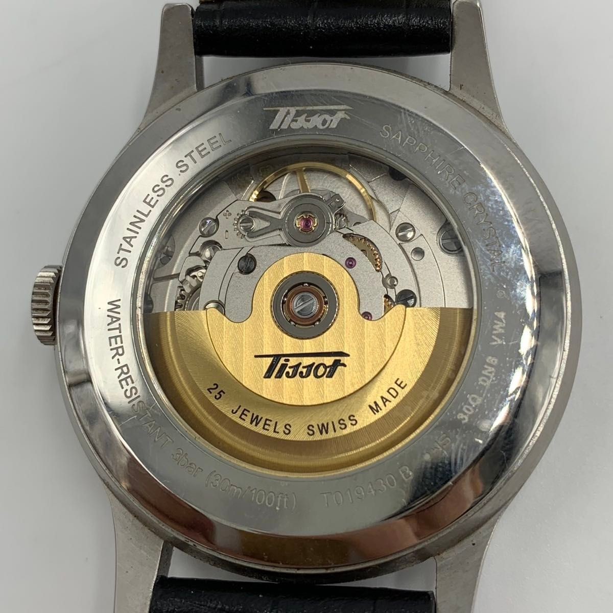 TISSOT Heritage Visodate Automatic T019430B Black Dial Day Date Watch