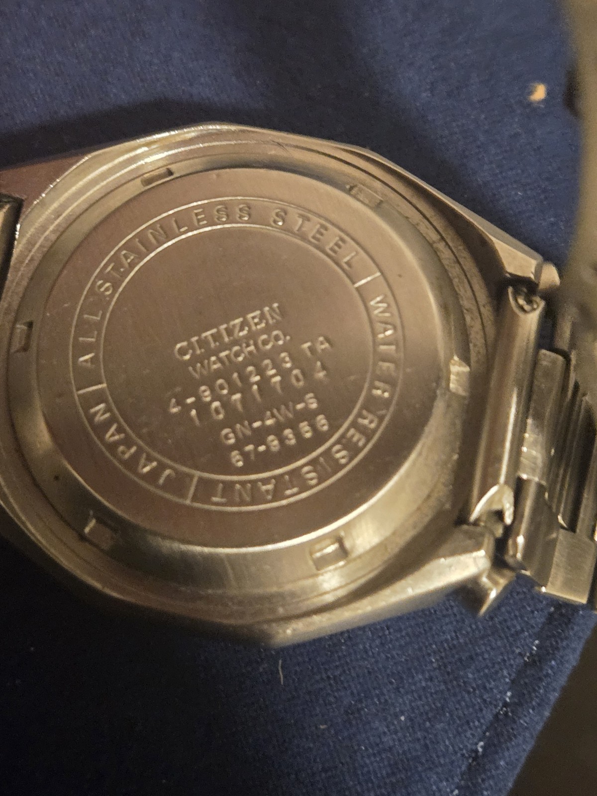 Citizen Bullhead 8110 Automatic Chronograph 23 Jewels Panda Dial. Runs Great