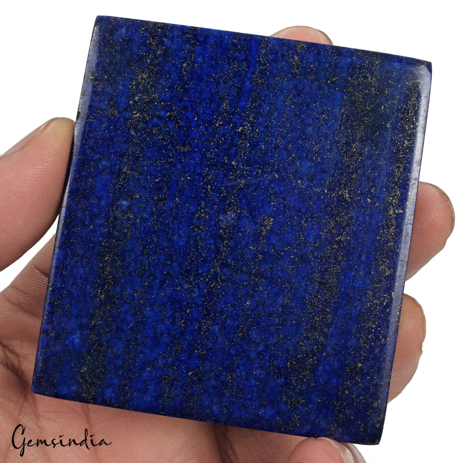 1070 Ct Natural Blue Lapis Lazuli Rectangular Cabochon Earth Mined Loose Gems