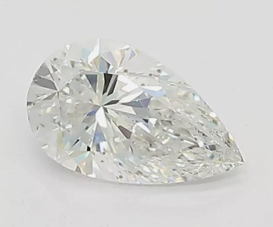 Lab-Grown 5 Pcs Lot Loose CVD Diamond 2.50 x 3 mm Pear IF Clarity Certified