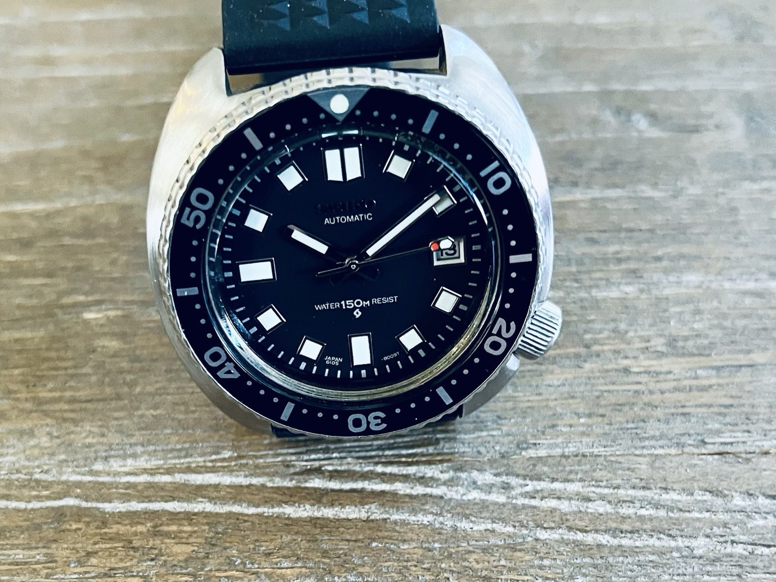 1987 SEIKO”TURTLE”DIVER WATCH-6309-7049 HOMAGE TO 6105 “CAPT WILLARD” APOCALYPSE