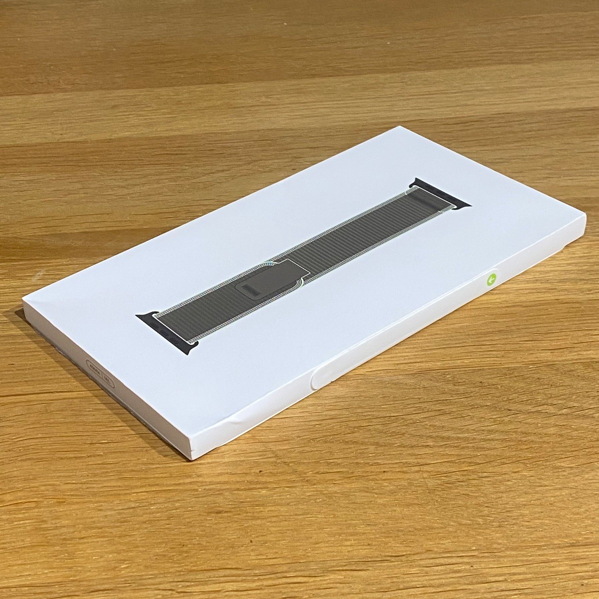 Apple Watch Strap 49mm Neon Green Ocean Band Black Titanium Finish One Size