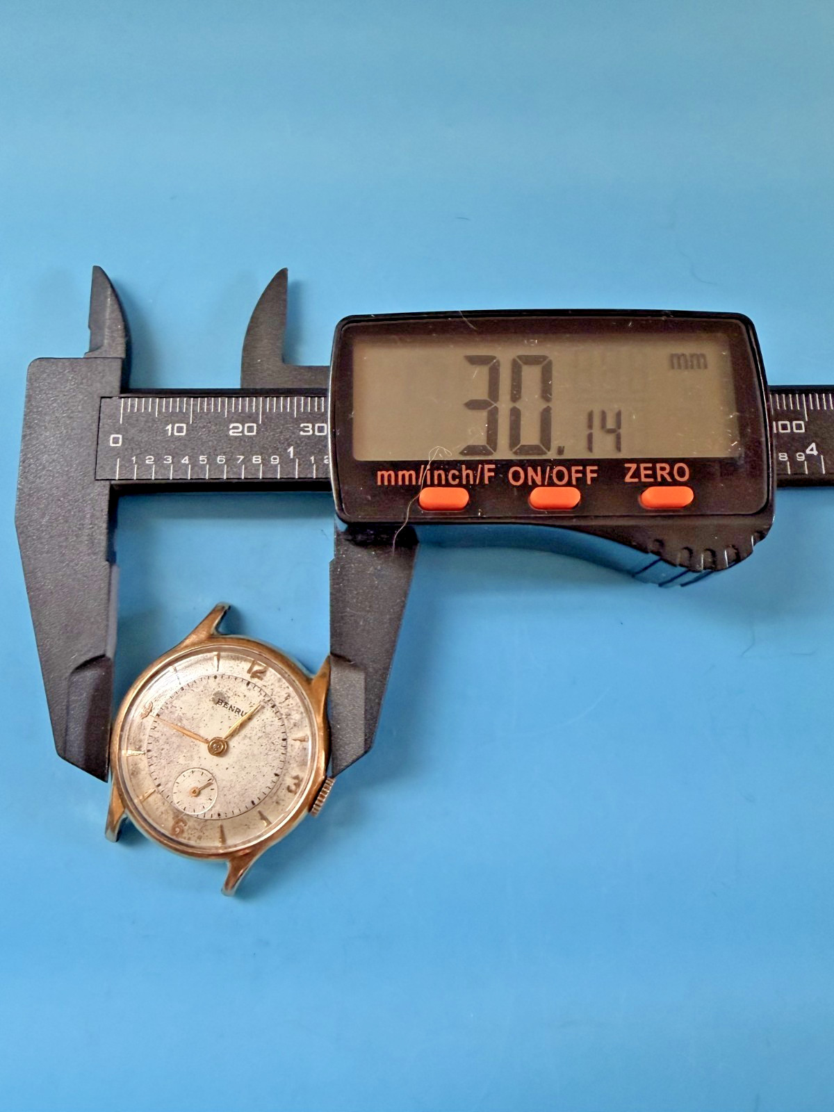 Vintage Benrus BB 14 Swiss 17J 20micron Gold Plated Manual Wind Watch – Runs
