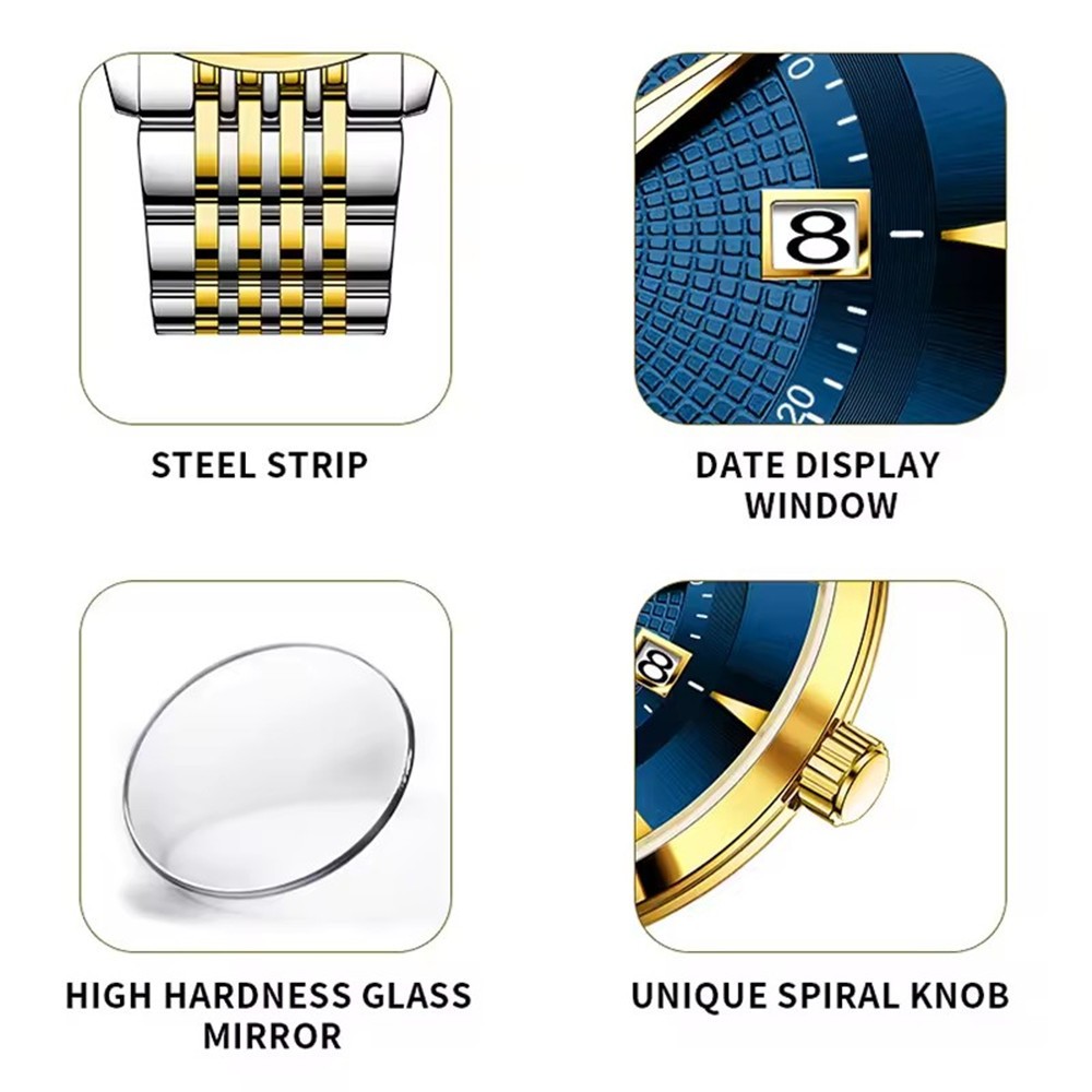 LIGE Men Watch Brand Steel Quartz Wristwatch Casual Business Male Date Watches
