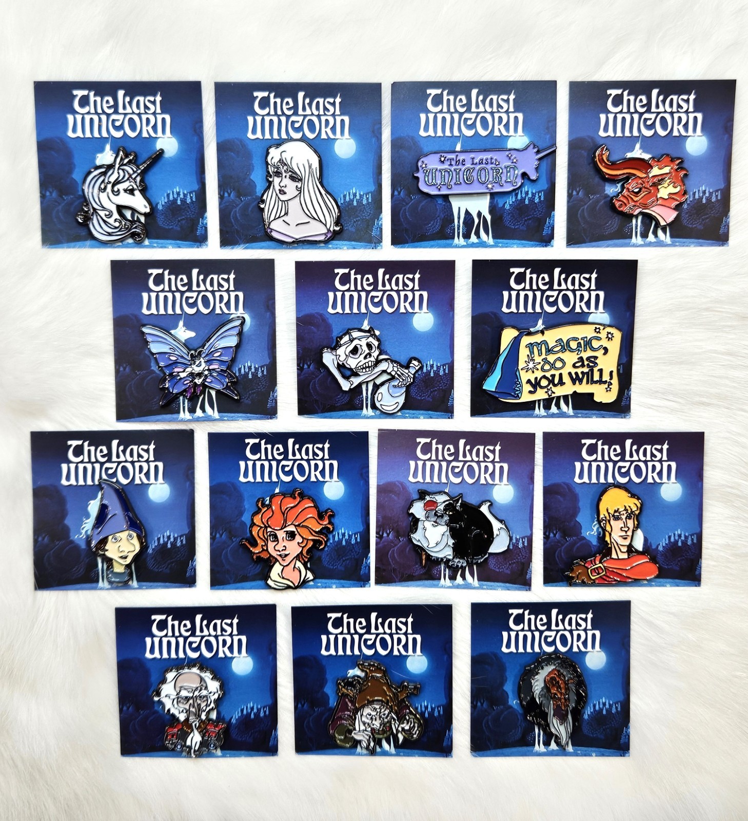 The Last Unicorn – Officially Licensed Enamel Pins