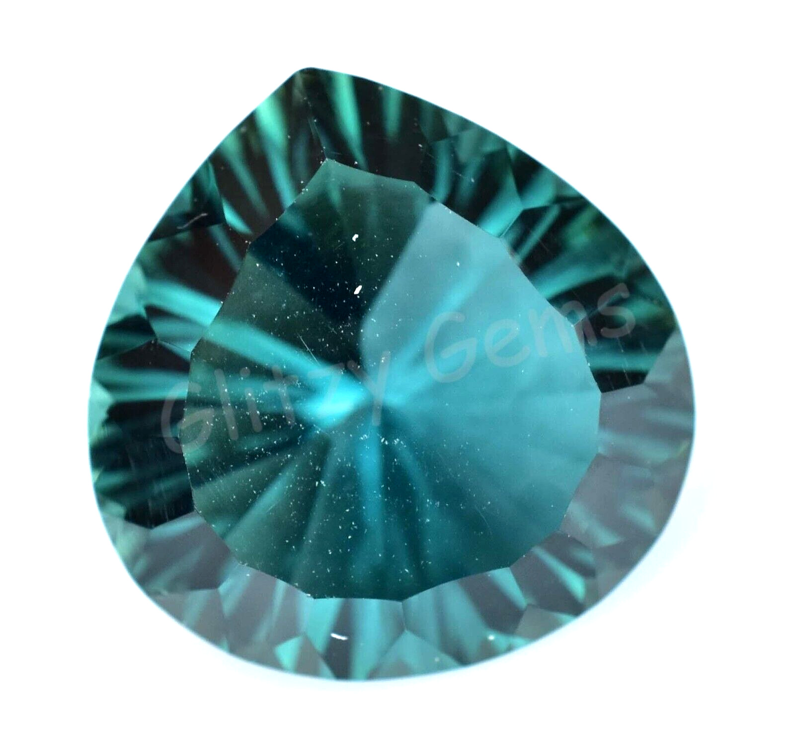 Natural 21.25 Ct Paraiba Tourmaline Greenish Neon Blue Copper Loose Gemstone