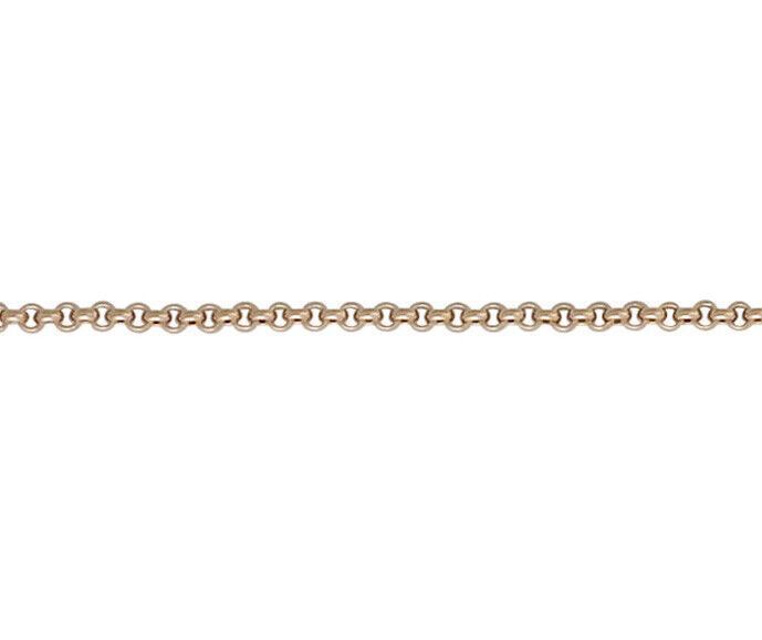 💕 🇬🇧 9ct Rose Gold 🇬🇧MADE IN UK 🇬🇧 2.25mm Belcher Chain 22″ / 55cm (RBBL)