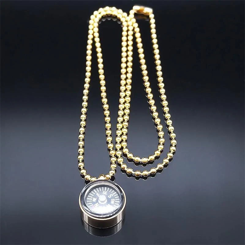Real Working Compass Jewelry – Nautical Navigation Pendant Necklace