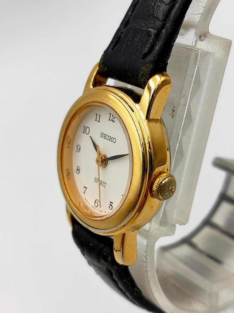 JUNK FOR PARTS Seiko Spirit 4N21-0890 Ladies Gold-Tone Quar Dead battery | Japan