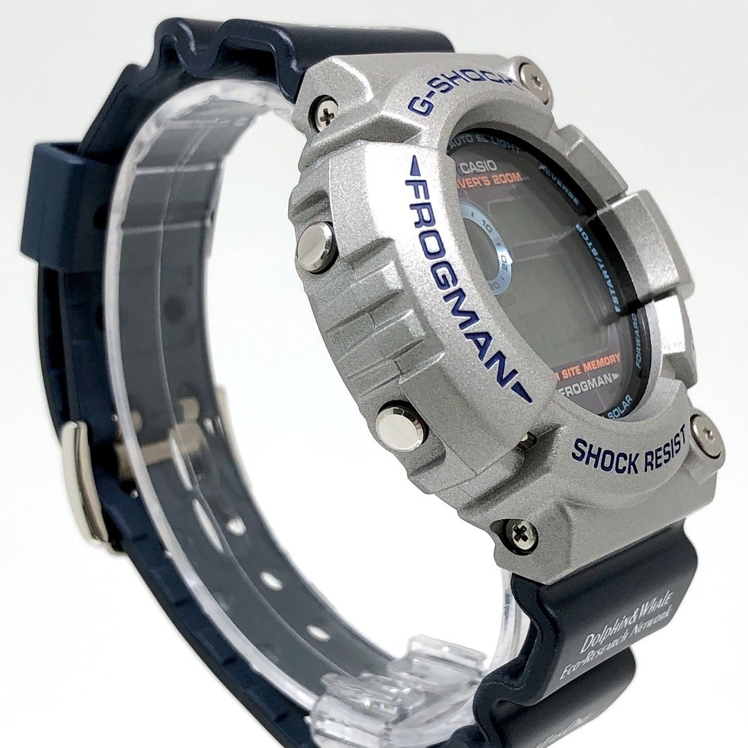 G SHOCK GW 200K 2 FROGMAN Ilkji 2001 Frogman Tough Solar Silver x Navy Released