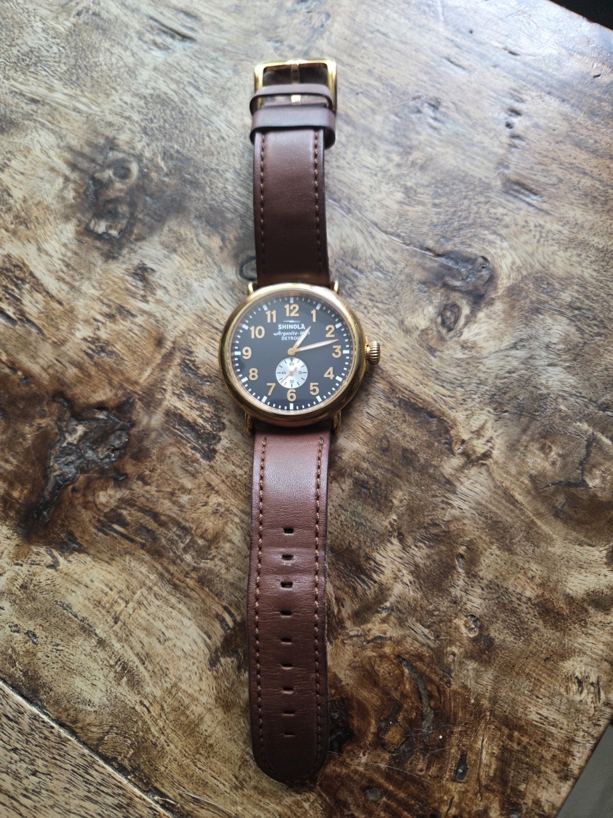 SHINOLA RUNWELL ARGONITE 1069 WORKING MENS WATCH 47MM