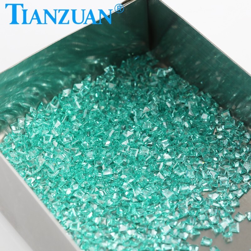 Small Size Trapezoid Shape YAG Paraiba Color Yttrium Aluminum Garnet Loose gems