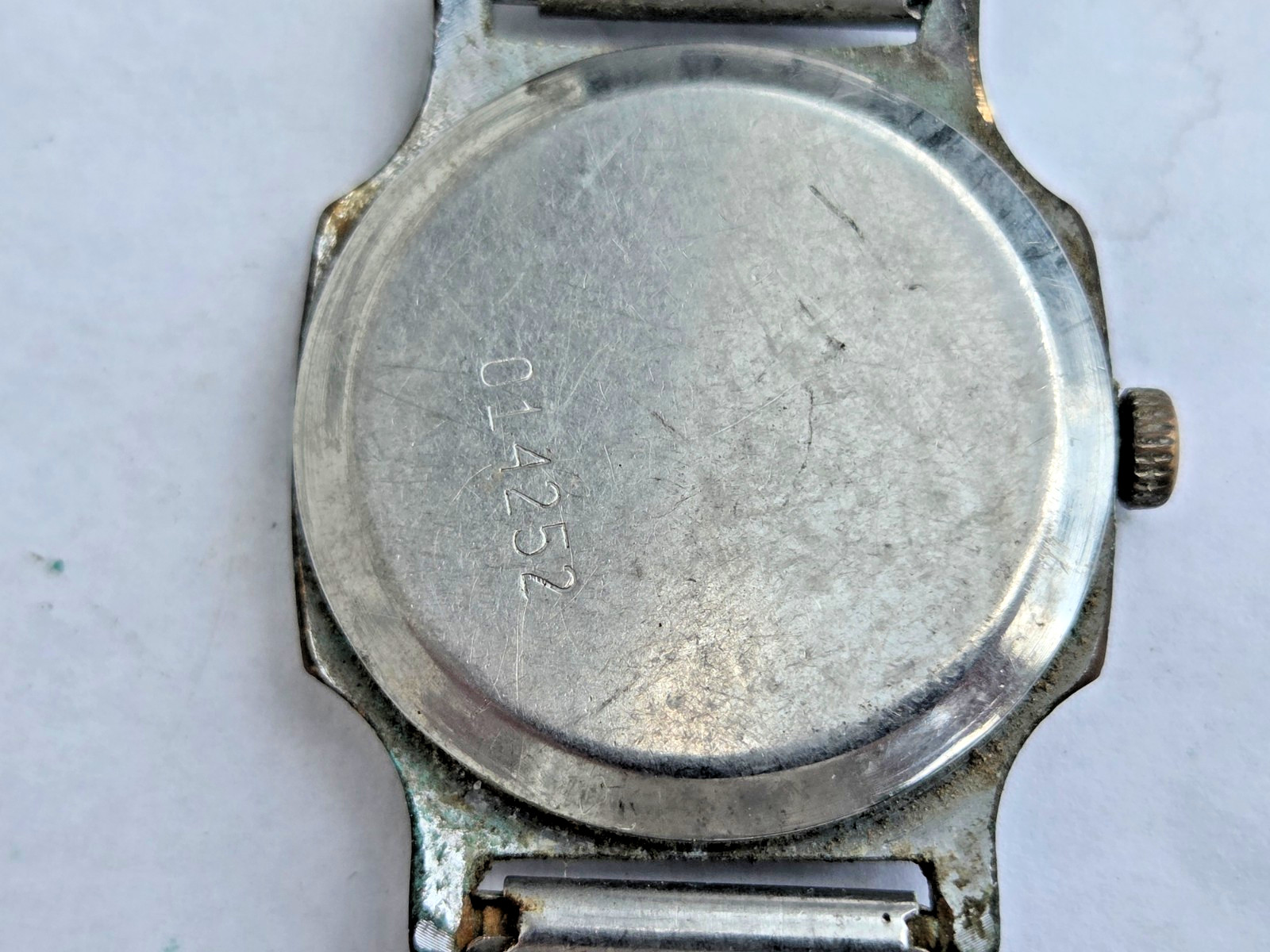 Russian Wristwatch Watch Pobeda , Victory . Made in USSR . Not working for parts