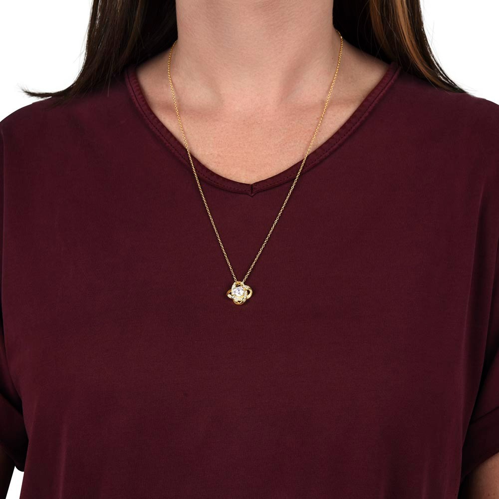 To My Mum Knot necklace mother’s day anniversary valentine’s birthday gift