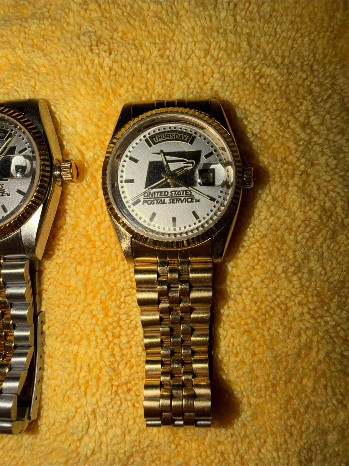 United States Postal Service Watches (2) with Case