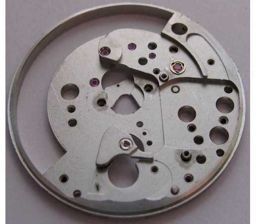 LeCoultre futurematic 497 used watch part main plate #100