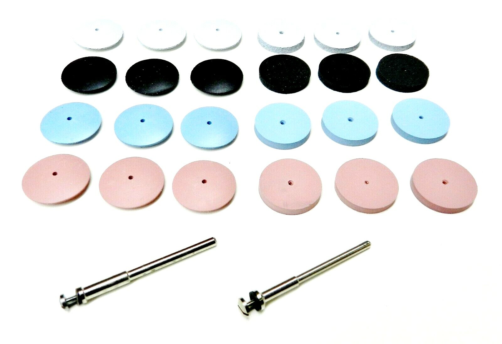 Silicone Polishing Wheel Set of 26 Assortment Kit Jewelry Polishers Made Germany