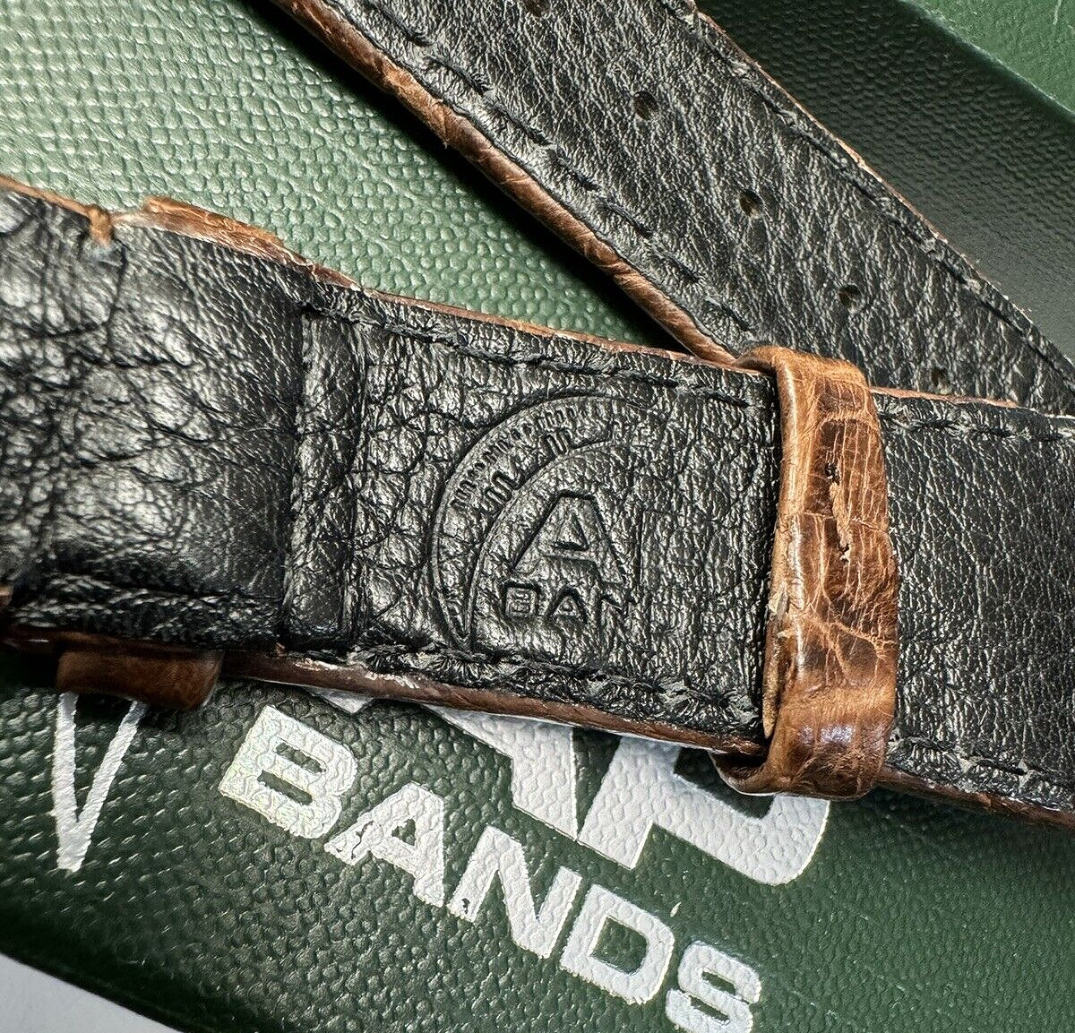 Audemars Piguet AP BAND Watch Strap Hornback Brown Alligator 26 x 18 New in Box