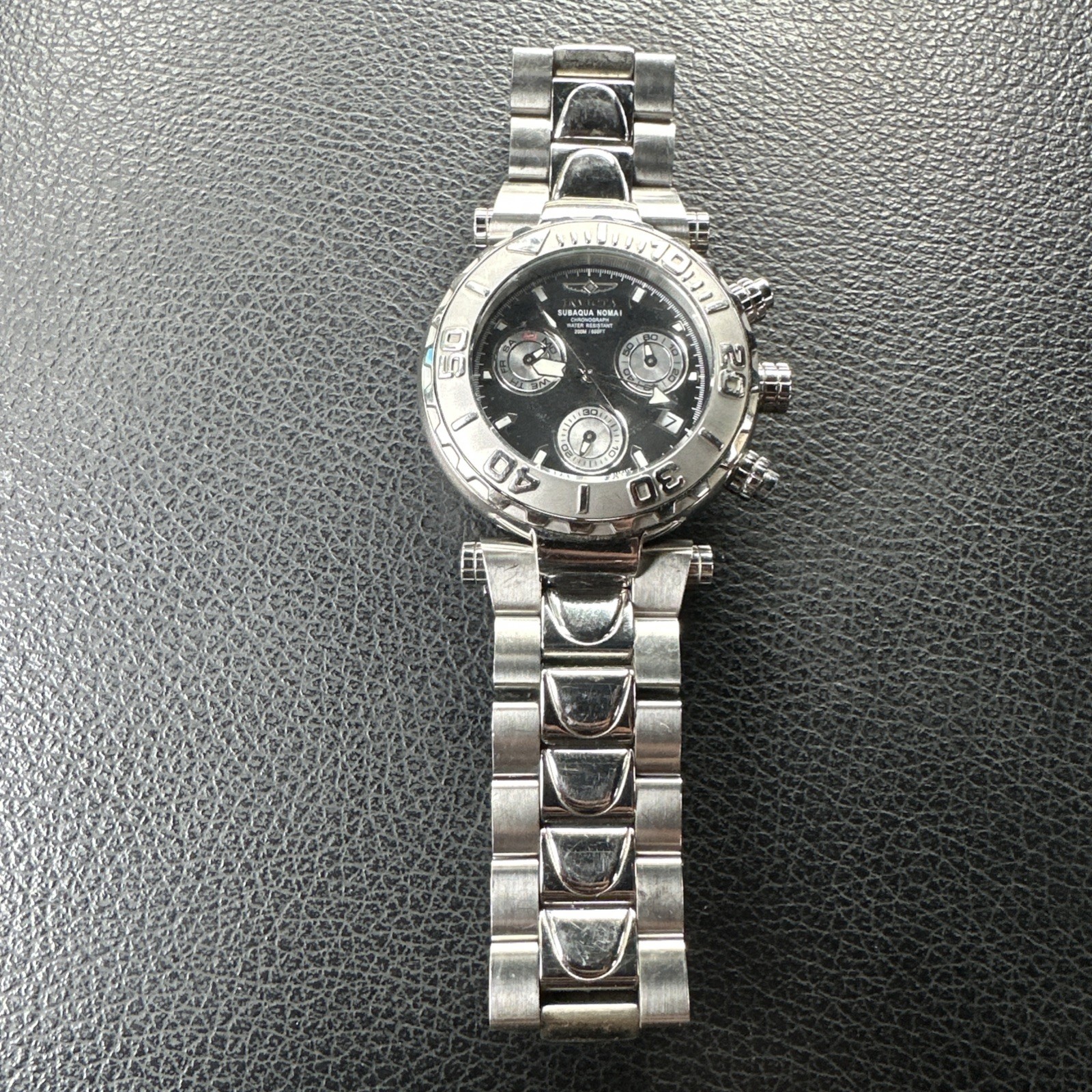 INVICTA 25797 SUBAQUA NOMA I SWISS CHRONOGRAPH BLACK DIAL WATCH 47MM LIMITED