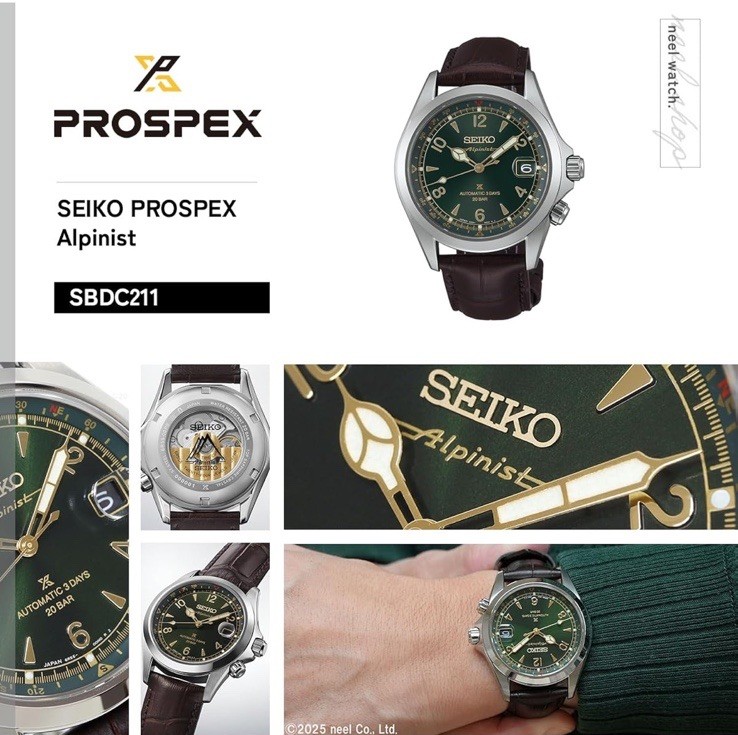 Seiko Prospex Alpinist Mechanical Automatic Watch SBDC211/Made in Japan