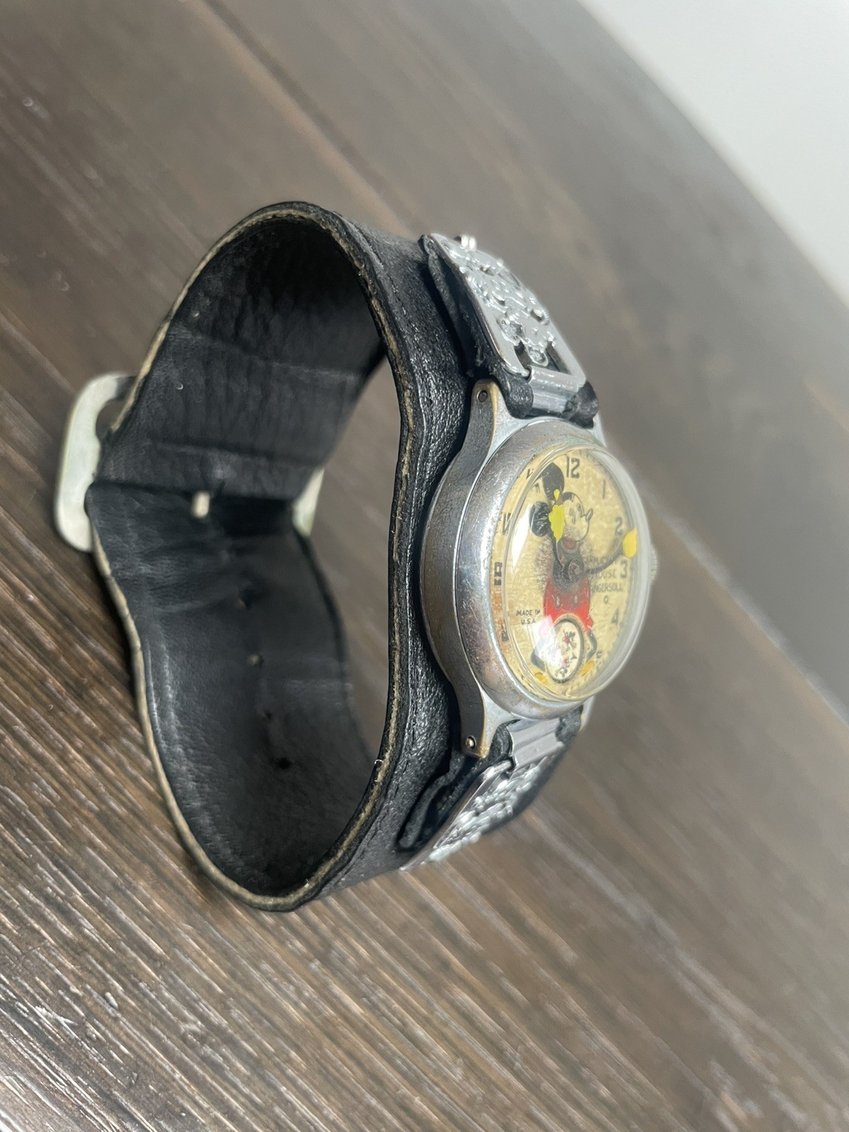 Original 1930’s Ingersoll Mickey Mouse Wrist Watch – Working/For Restoration