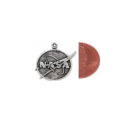 Sterling Silver NASA Charm: Capture the Spirit of Space Exploration | Made in US