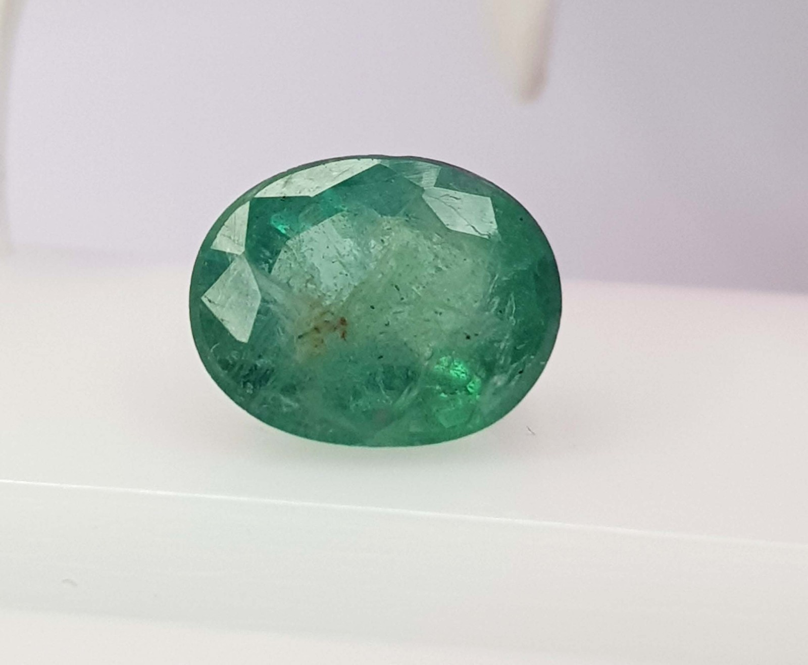 1.89 Ct Natural Emerald Oval Cut Rich Green Zambian Mines Top Quality Gemstone