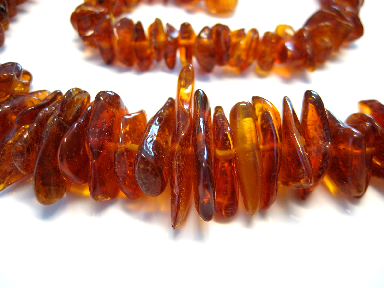 Massive Genuine Cognac Amber Beautiful Baltic Amber Necklace 45 gr. 26.3 in !!!