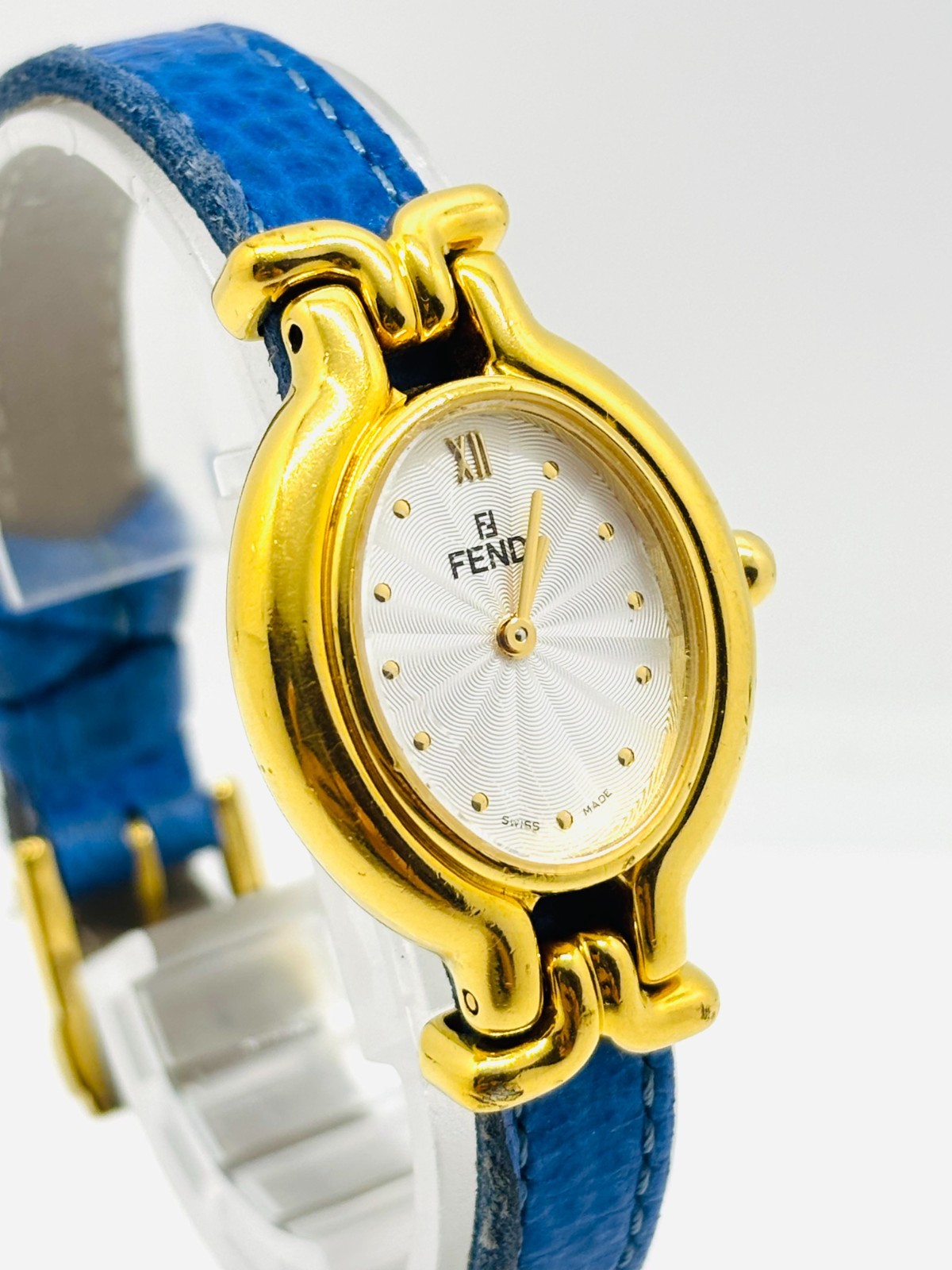 [Near MINT] Fendi 640L Chameleon Change 5 Color Belts Watch Quarts w/Case