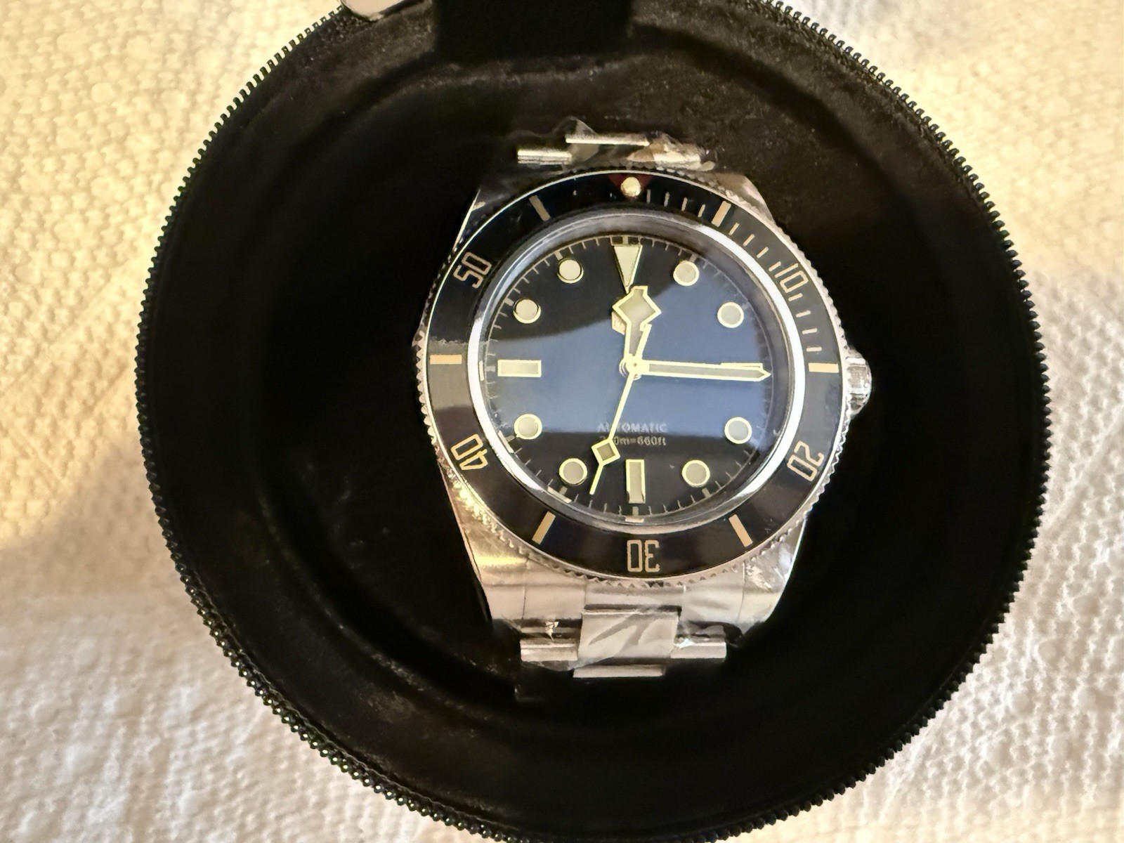San Martin 40mm Automatic NH35A Sapphire Black Dial 2