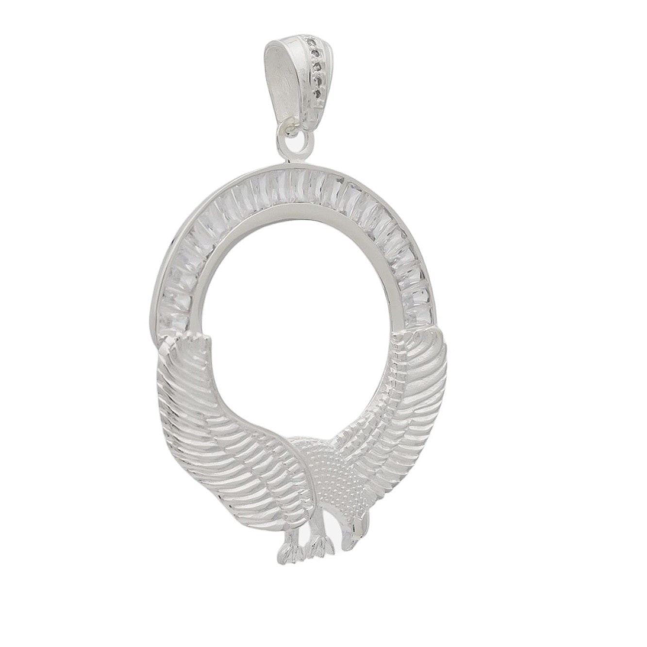 Sterling Silver 1 Onza Plata Libertad Mexico Bezel Coin Prong Back Round Edge