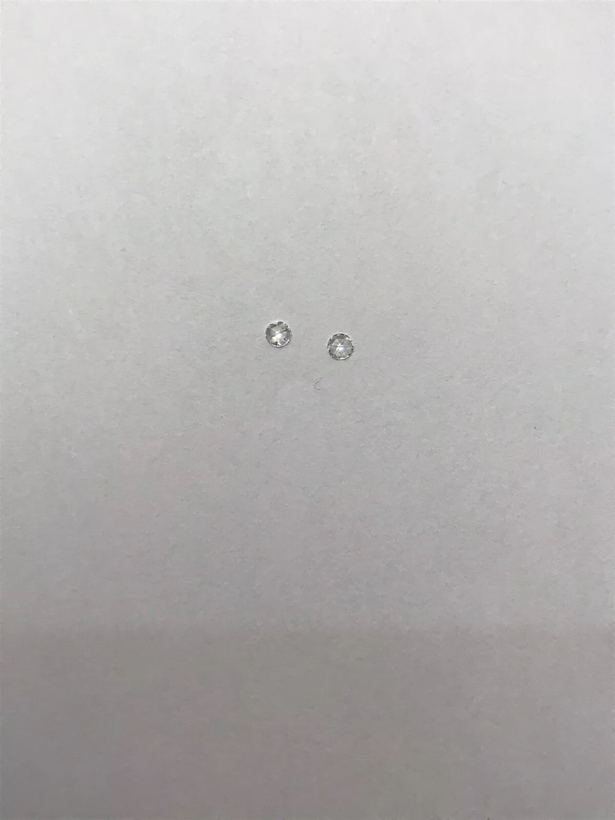 Rose Cut Diamond 2.50mm To 2.55mm VS Clarity G-H Color .04 Ct