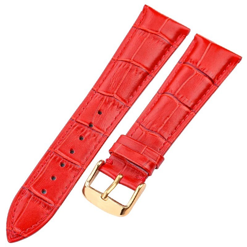 Alligator Grain Genuine Leather Watch Band Quick Release16mm/18mm/20mm/21mm/22mm