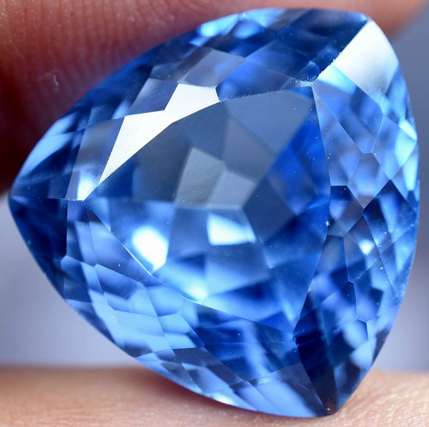 Natural 21.25 Ct Namibia Jeremejevite Flawless Certified Stunning Loose Gemstone