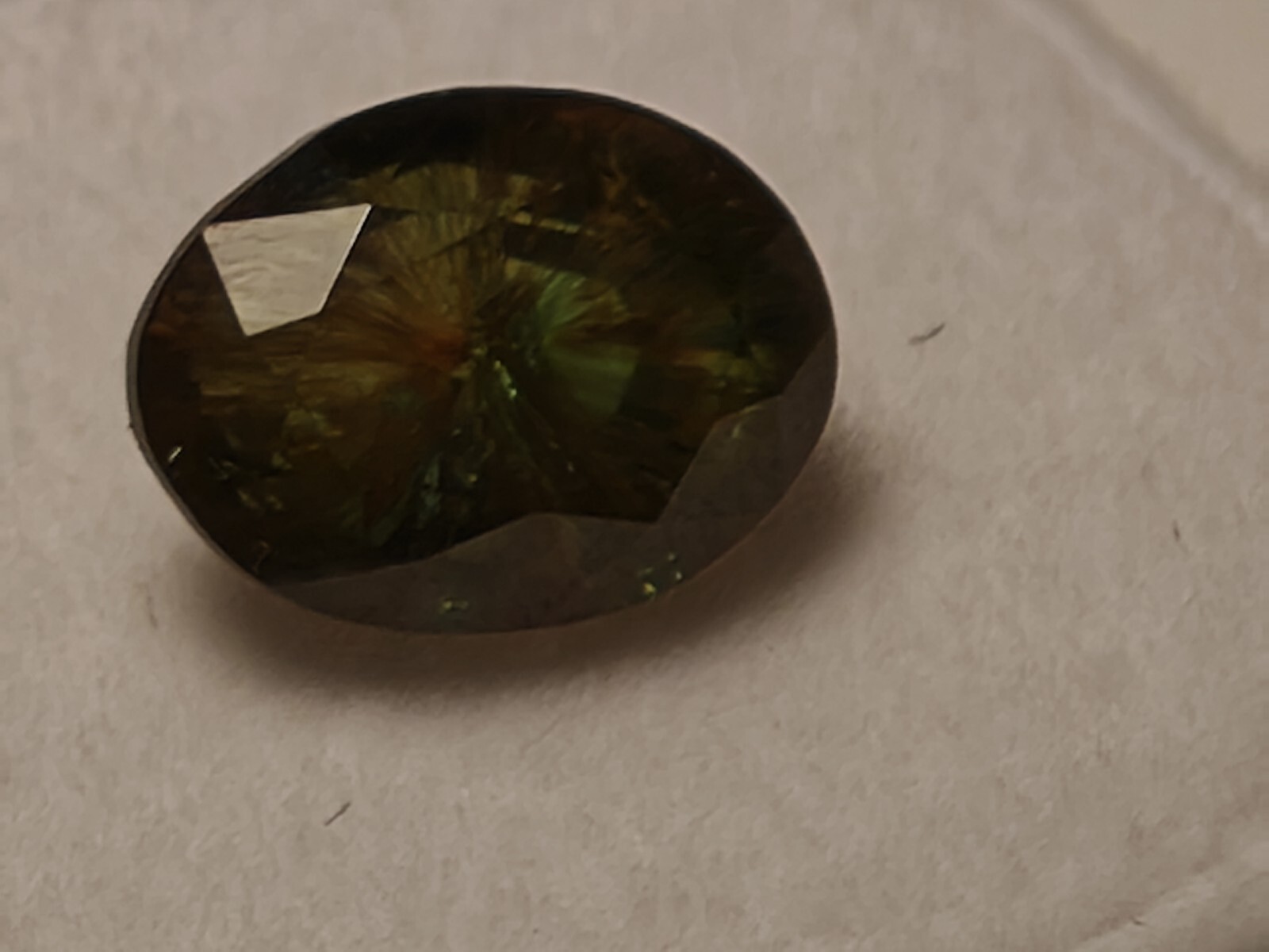 3.3 CT DEMANTOID GARNET HORSE TAIL NAURAL UNHEATED URAL BOBROVKA 10×7.7×4.3mm