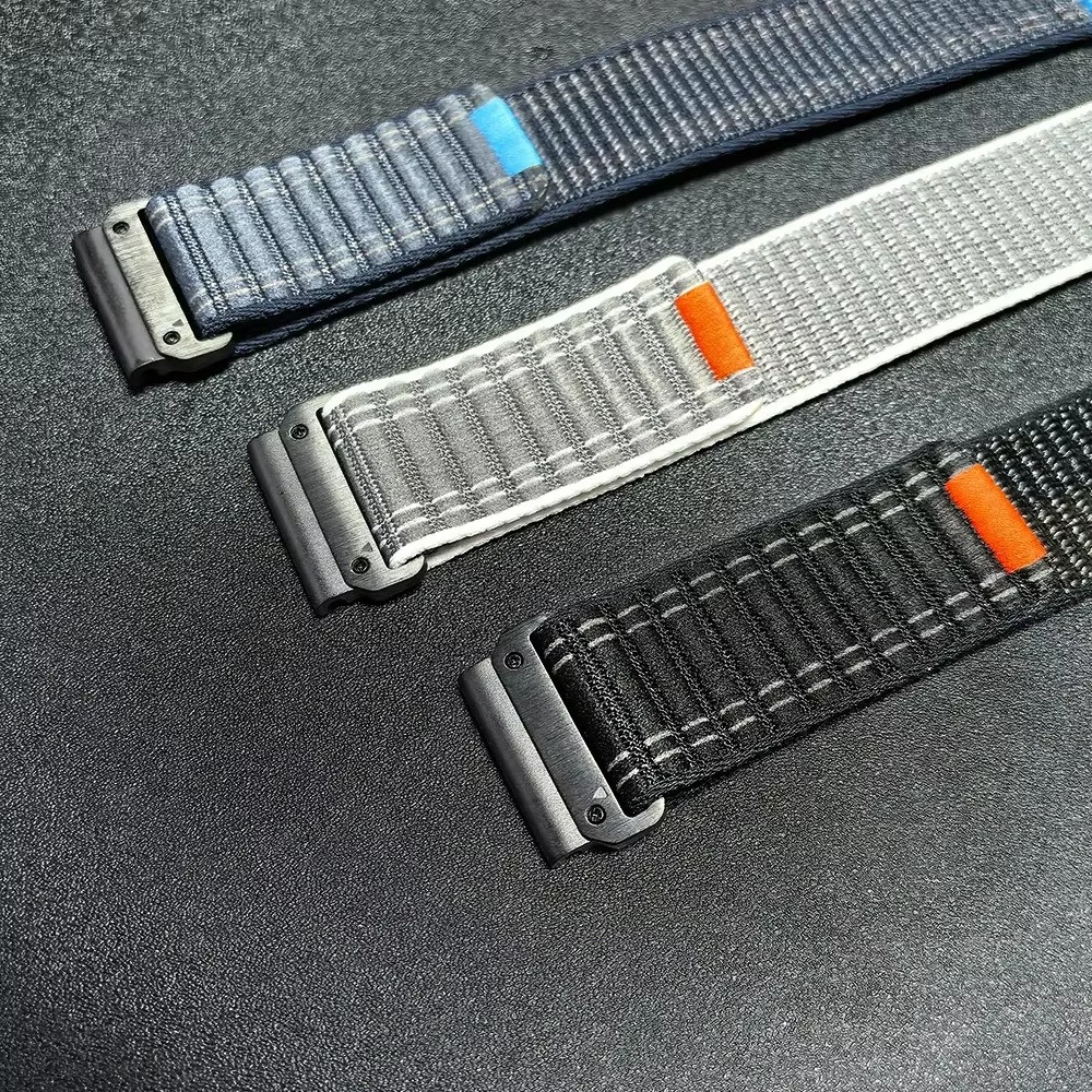 22mm 26mm Woven Nylon QuickFit Strap For Garmin Fenix 8 7 7X 6 6X 5 5 Watch Band