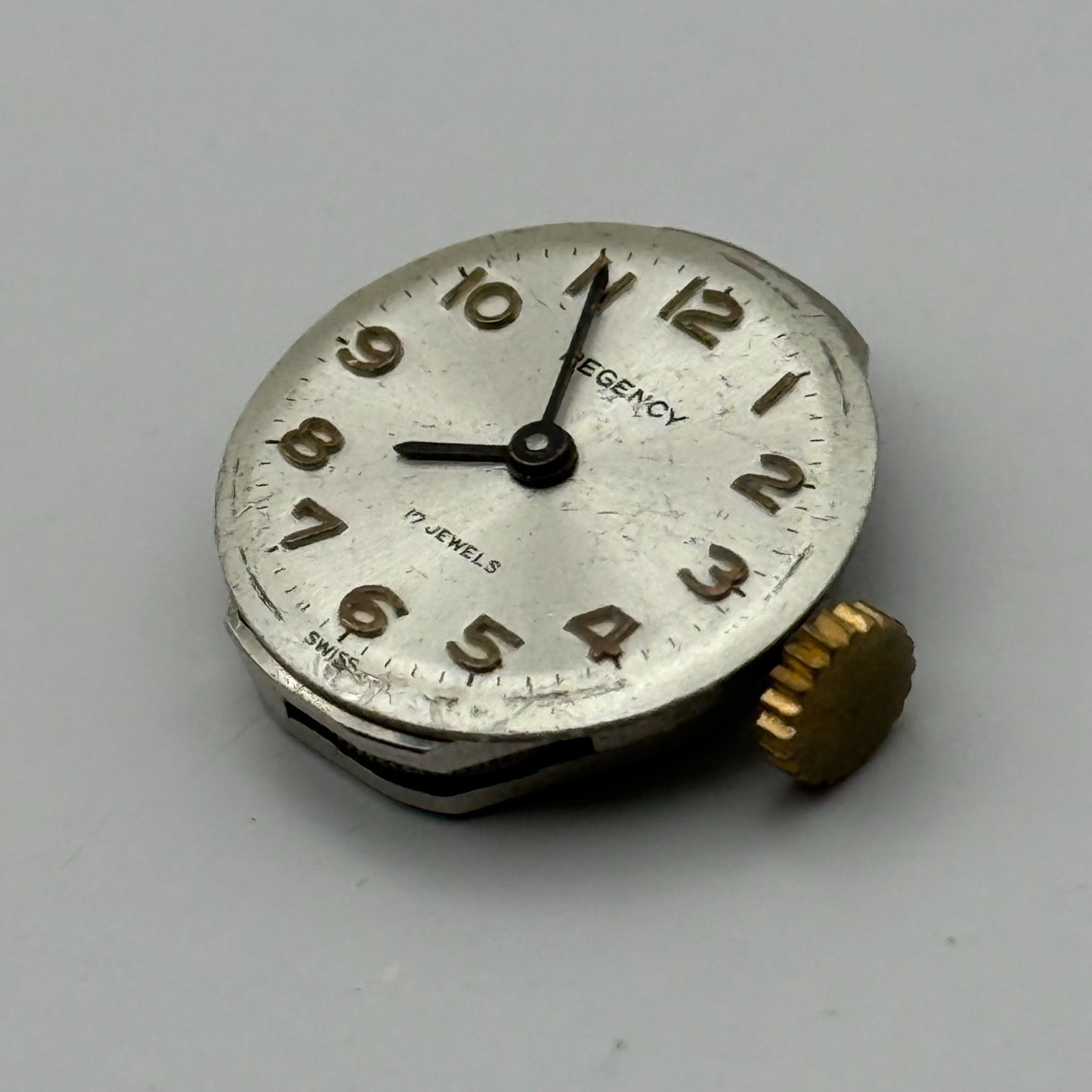 FHF 69-21 Watch Movement Regency 17 Jewels Swiss Manual Wind Parts Repair 15.3mm