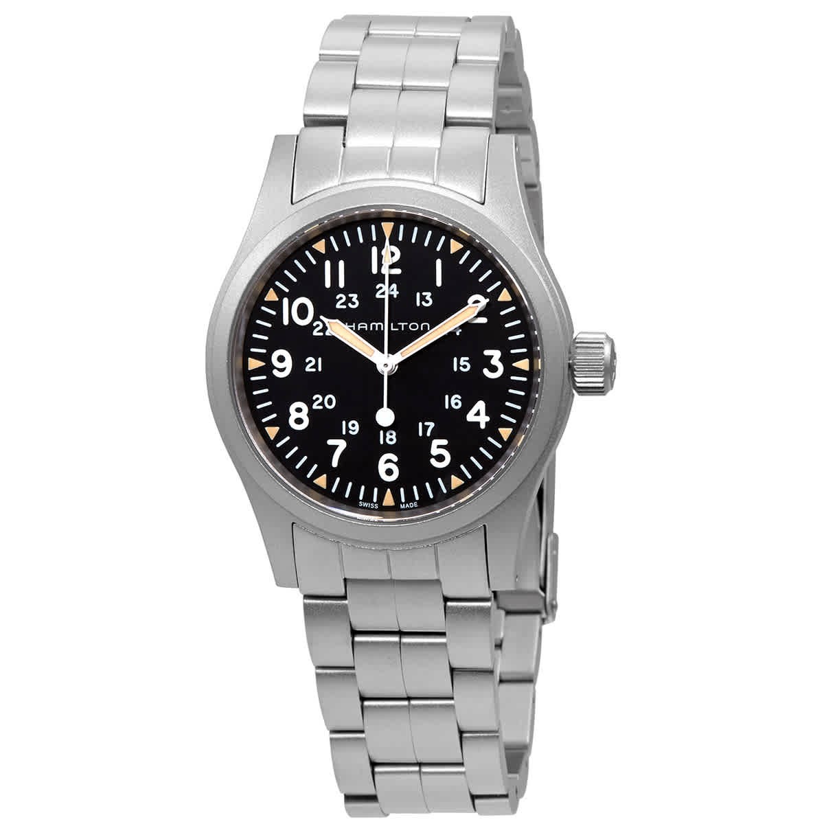 Hamilton Khaki Field Hand Wind Black Dial Men’s Watch H69439131