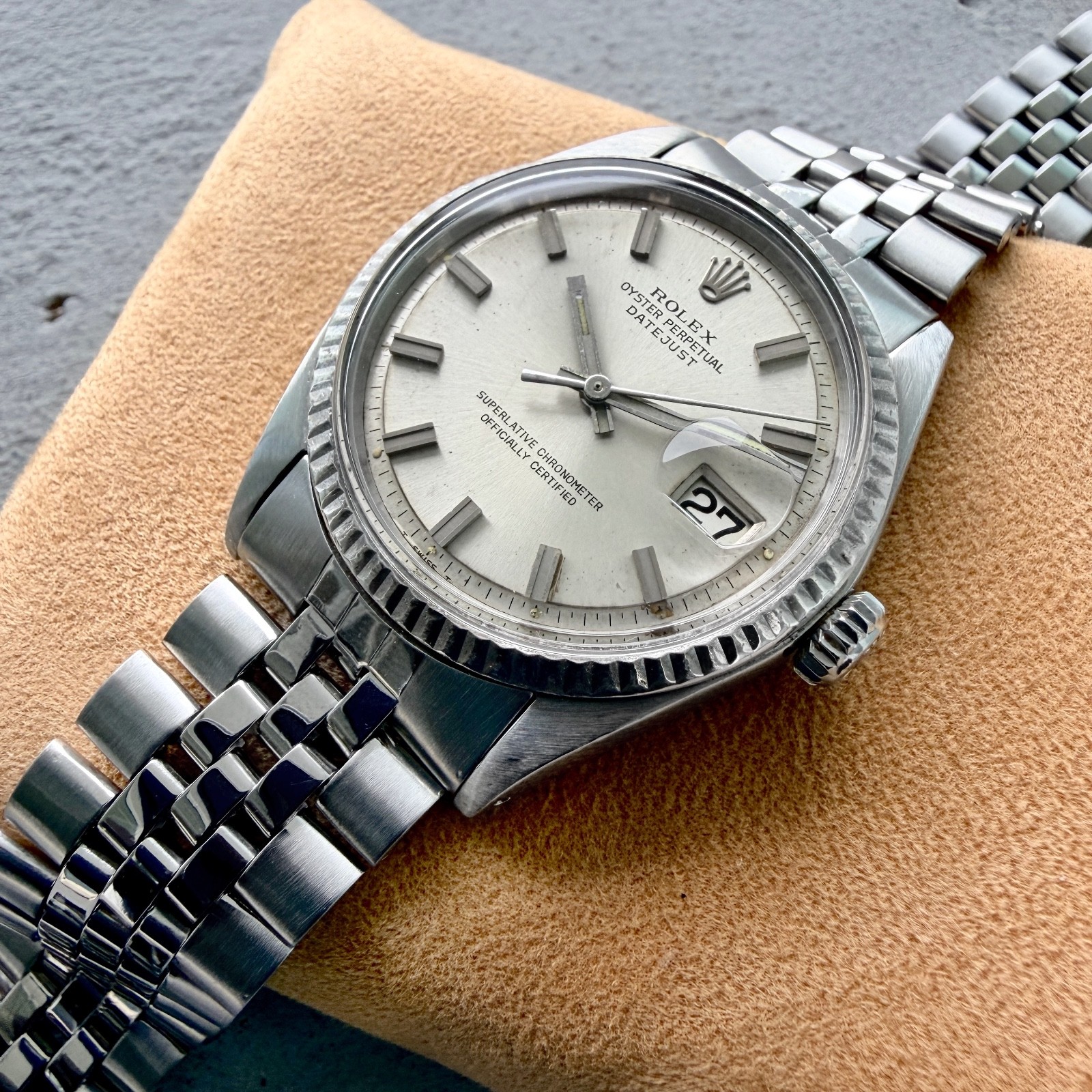 1972 Rolex Datejust Jubilee Bracelet 1601 – Tropical Silver dial