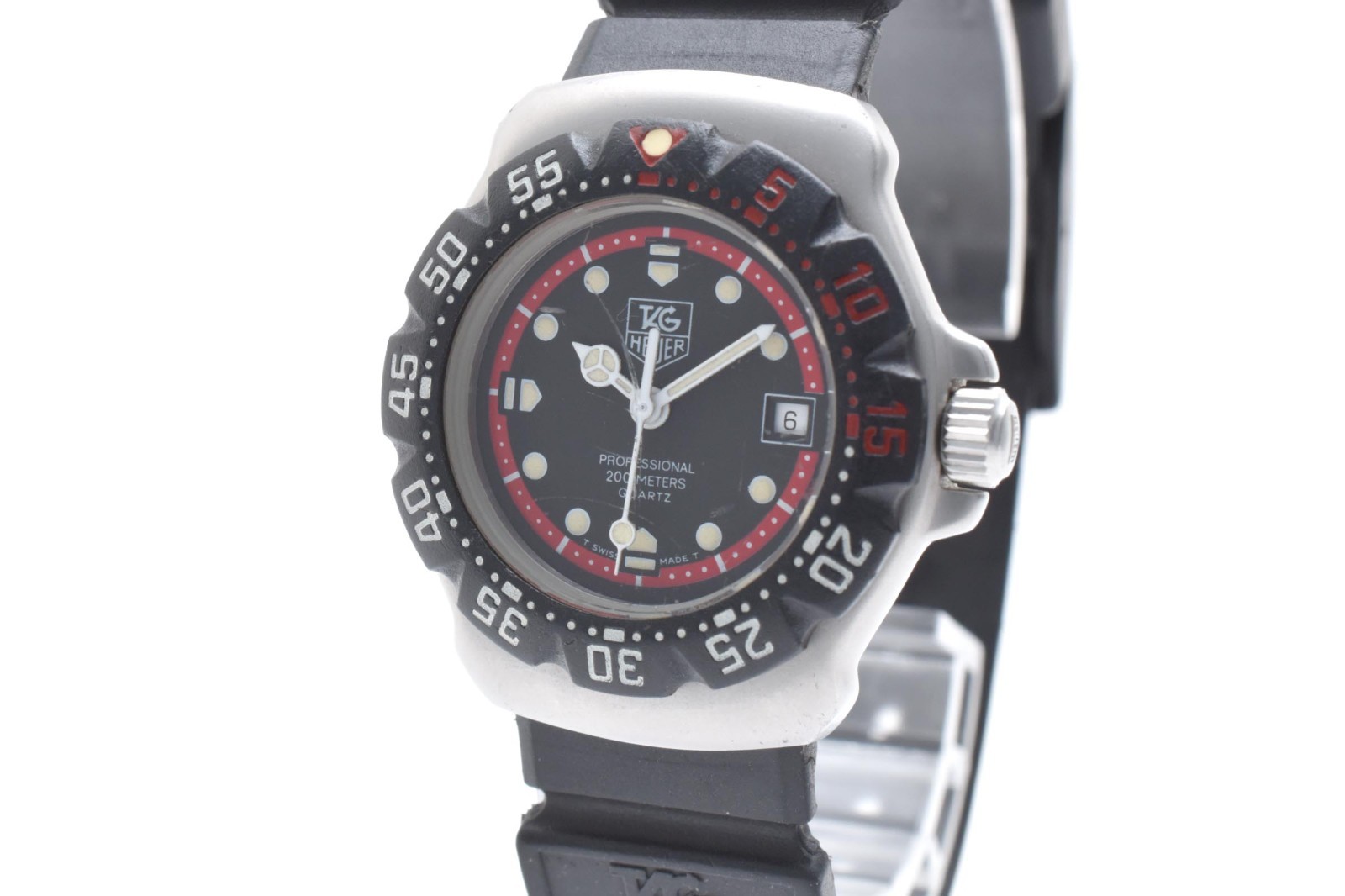 [Exc+5] Tag Heuer Formula 1 WA1414 Black Red Dial Quartz 27mm Watch